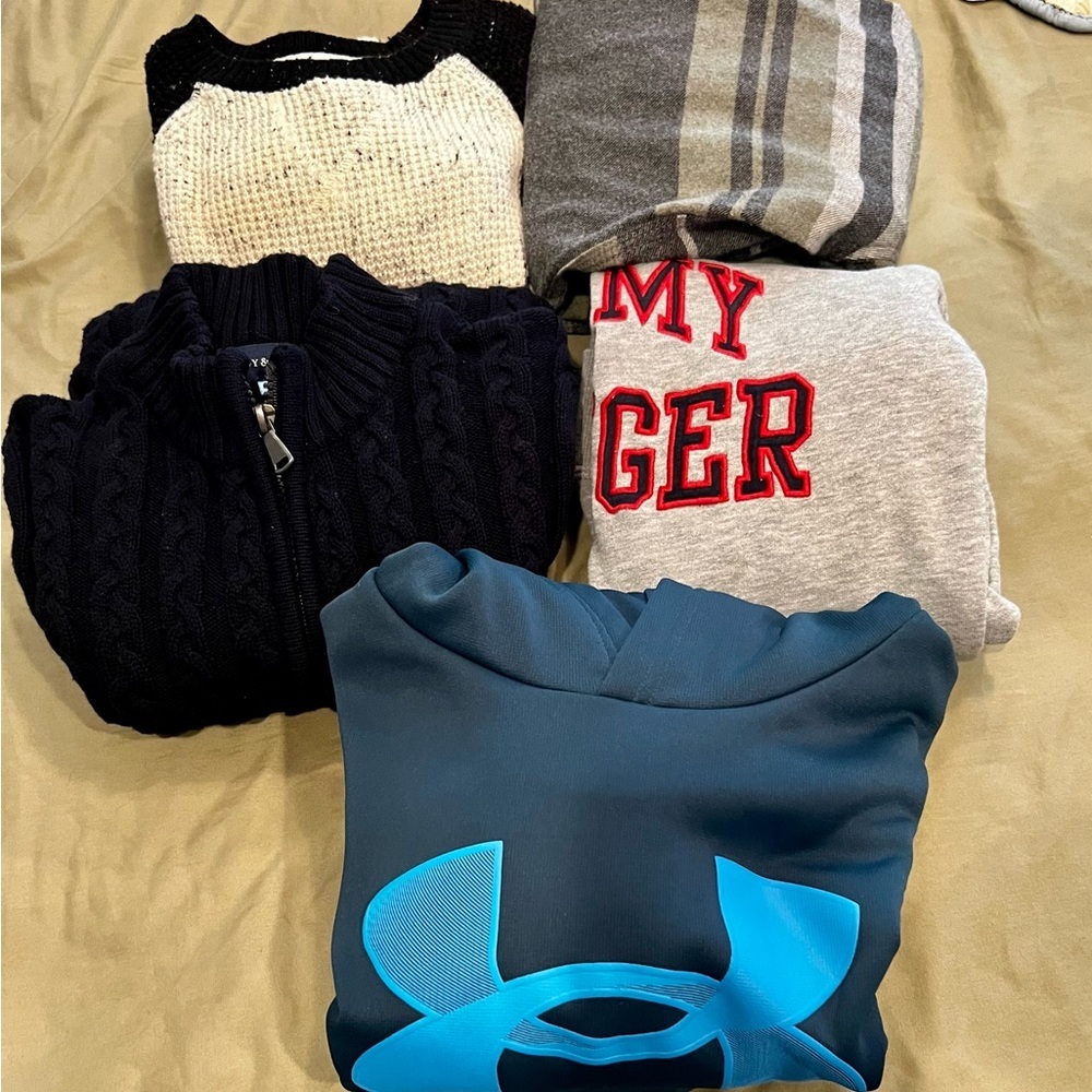 EUC - Lot of 4 boys M sweaters